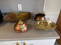 All items in lot on countertop