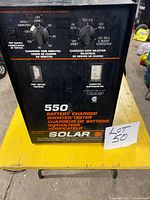 Front view of Solar 550C unit showing gauges, controls and branding
