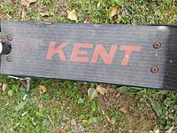 Deck showing Kent branding