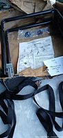 Tubular steel frame, hardware bag, manual in box