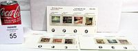 All three souvenir sheets displayed with identification card