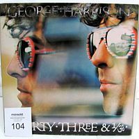 Front cover of George Harrison Thirty Three & 1/3 album