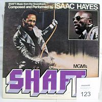 Front cover with title Shaft and Isaac Hayes credit