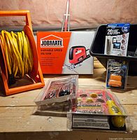 All items grouped on workbench