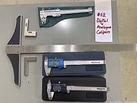 Overview of all calipers, T-square and corner squares