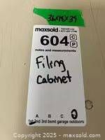 Lot sticker showing lot number