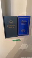 Original Bohemia Crystal boxes front view