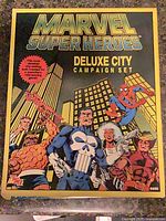 Front of Marvel Super Heroes Deluxe City Campaign Set box