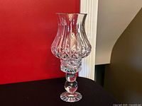 Front view assembled hurricane lamp