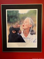 Framed signed photo print full view