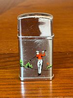 Front view showing golfer design and overall condition