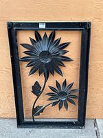 Rear view showing black enamel finish and construction