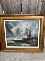 Front view of framed print showing artwork and frame