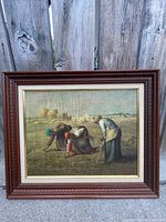 Front view showing painting subject, frame style, and overall condition