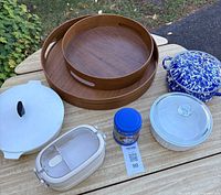 Group shot showing all items on table