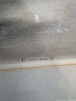 Close-up of lower right corner showing artist signature Humen 69