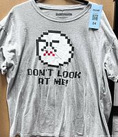 Front view showing full graphic and text