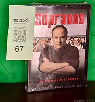 Front view of sealed The Sopranos Season 1 DVD box set