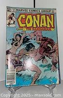 Front cover of Conan the Barbarian comic with 60¢ cover price, shows Conan battling creatures