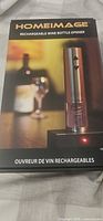 Boxed HomeImage rechargeable wine bottle opener