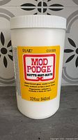 Front view of Plaid Mod Podge Matte 32 fl oz jar