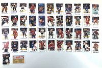 Fronts of all 46 cards laid out in rows