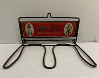 Full view of metal Van's Boot Saver rack