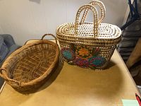 Overview showing both baskets