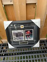 Full view of framed display with protective corners