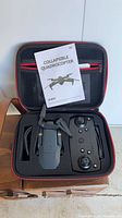 Drone, controller, manual, and case