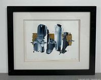 Full view of framed artwork