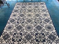 Full view of rug showing overall pattern and size