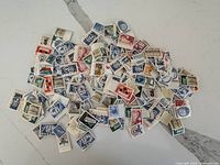 Pile of assorted Canadian 5¢ mint stamps