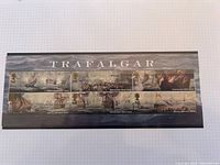 Full view of Trafalgar miniature sheet