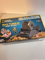 Front of boxed National Geographic Rock Tumbler Hobby Edition