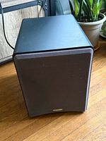 Front view of Velodyne subwoofer with grille