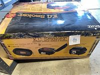 Factory carton showing product images and specs