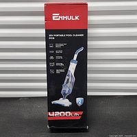 Retail box of EnHulk 20V portable pool cleaner model PC15