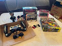 Overall view of lot with all items on table