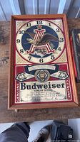 Budweiser wall clock detail view