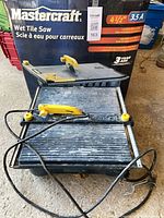 Saw with original box visible