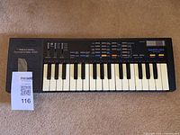 Top view of Realistic Concertmate 500 sampling keyboard showing full keybed, control panel and exterior condition