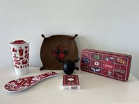 All six Canada-themed items displayed together