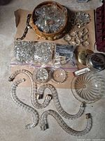 Overview of entire lot on floor