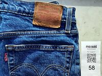 Rear upper section showing leather patch and red tab