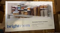 Front of unopened Brightroom canister set box showing product image