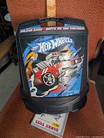 Hot Wheels 100-car rolling case front graphic