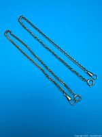 Both chains laid out straight