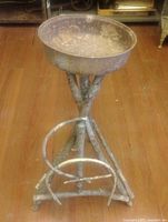 Full view of bird bath front