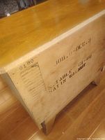 rear/side view with manufacturer stencil